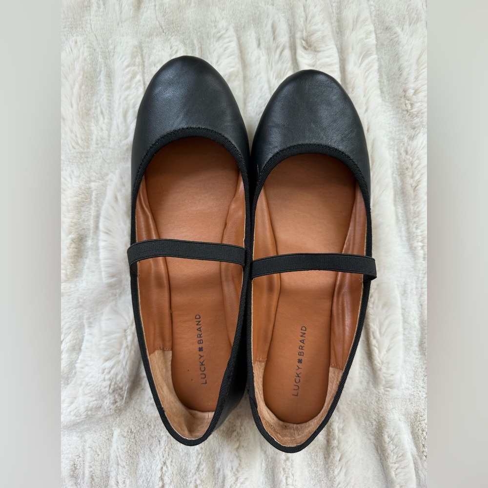 Ballerina flats with strap from Lucky Brand, size 9